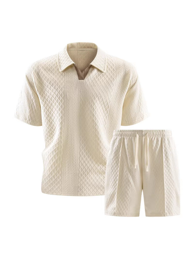 Mens Short Sleeve T-Shirt and Shorts Set