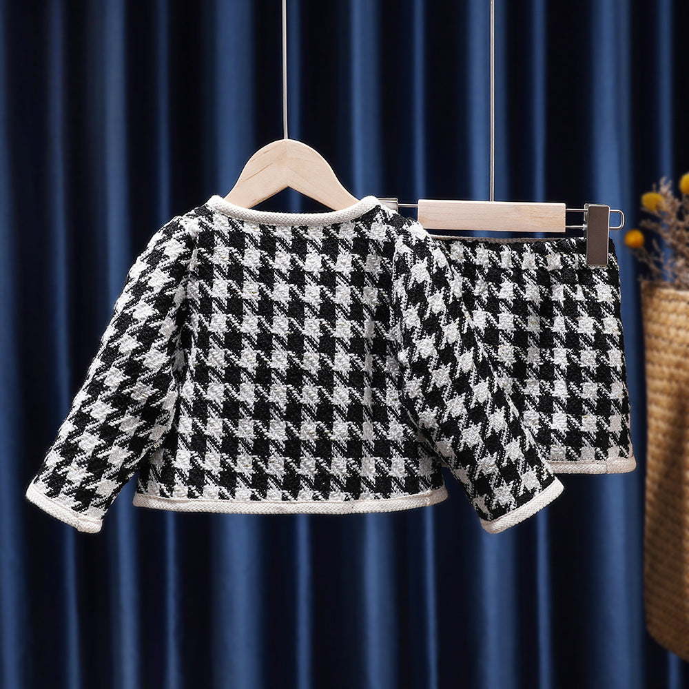 Girls Chanel Style Two Piece Set