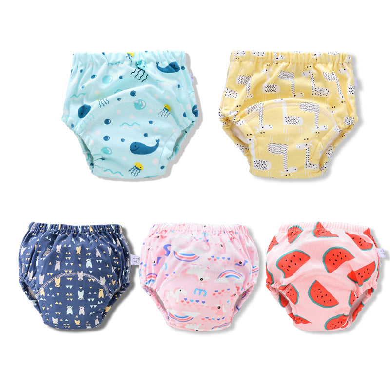 Childrens Training Pants Breathable Cotton Waterproof