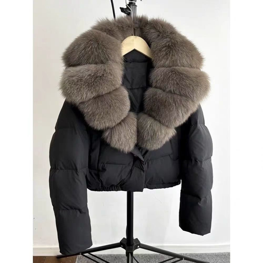 Short Padded Cotton Jacket Women Winter