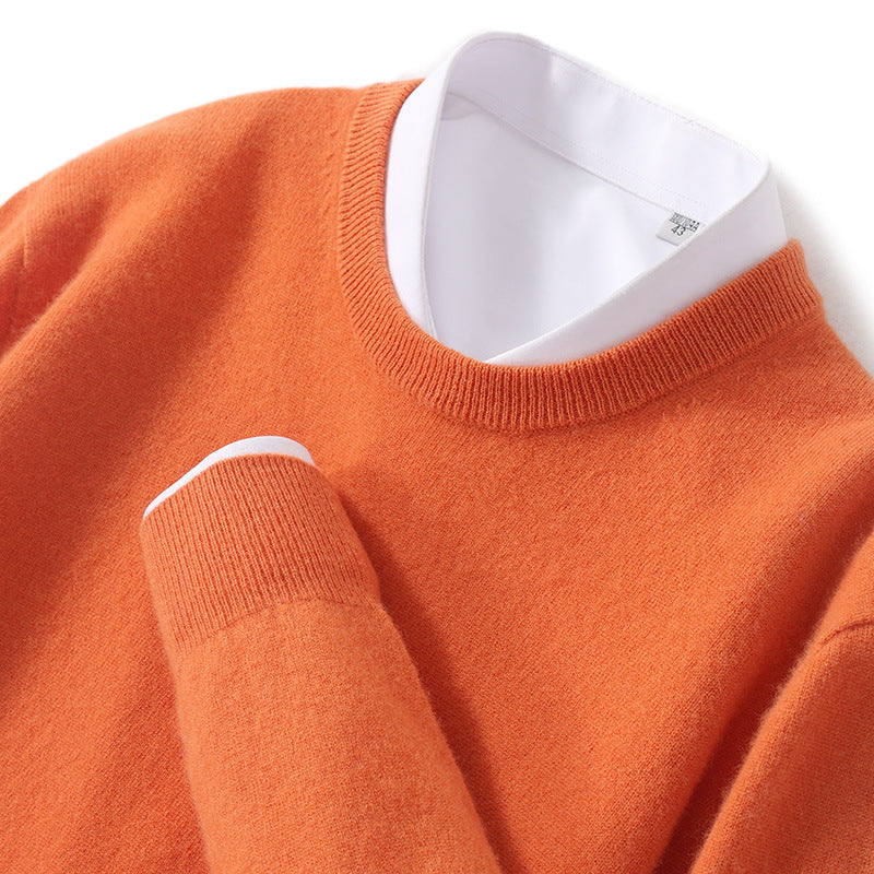 Round-Neck Cashmere Sweater