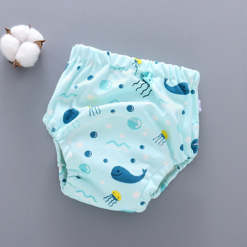 Childrens Training Pants Breathable Cotton Waterproof