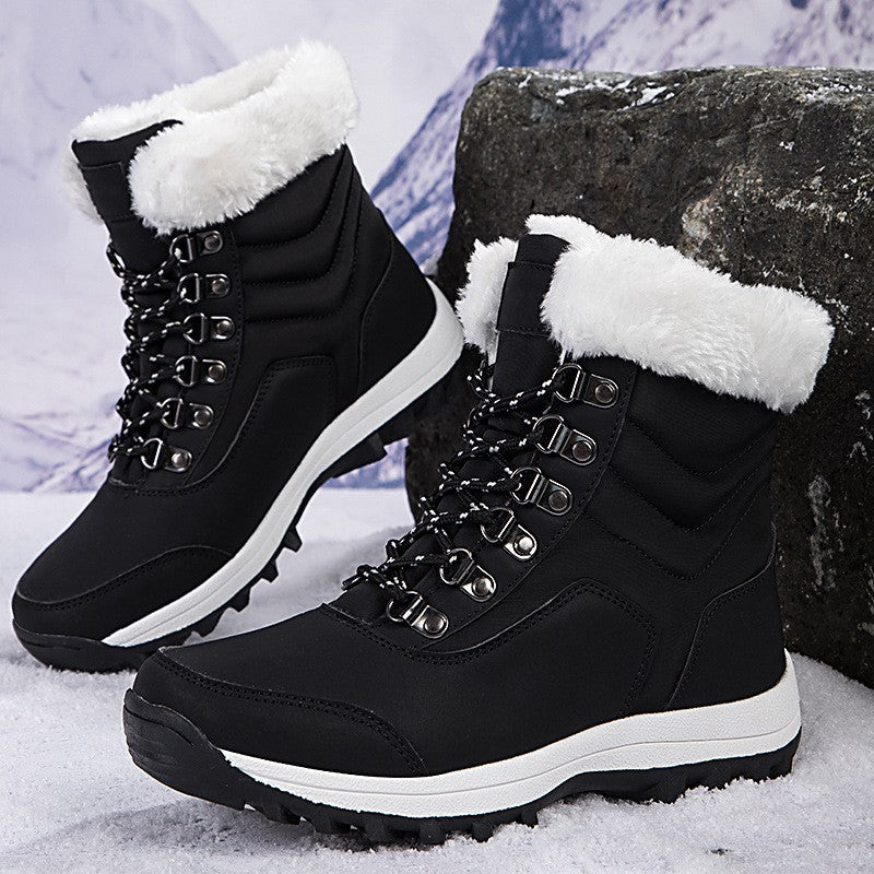 Women Winter Boots High Top Warm Cotton Shoes