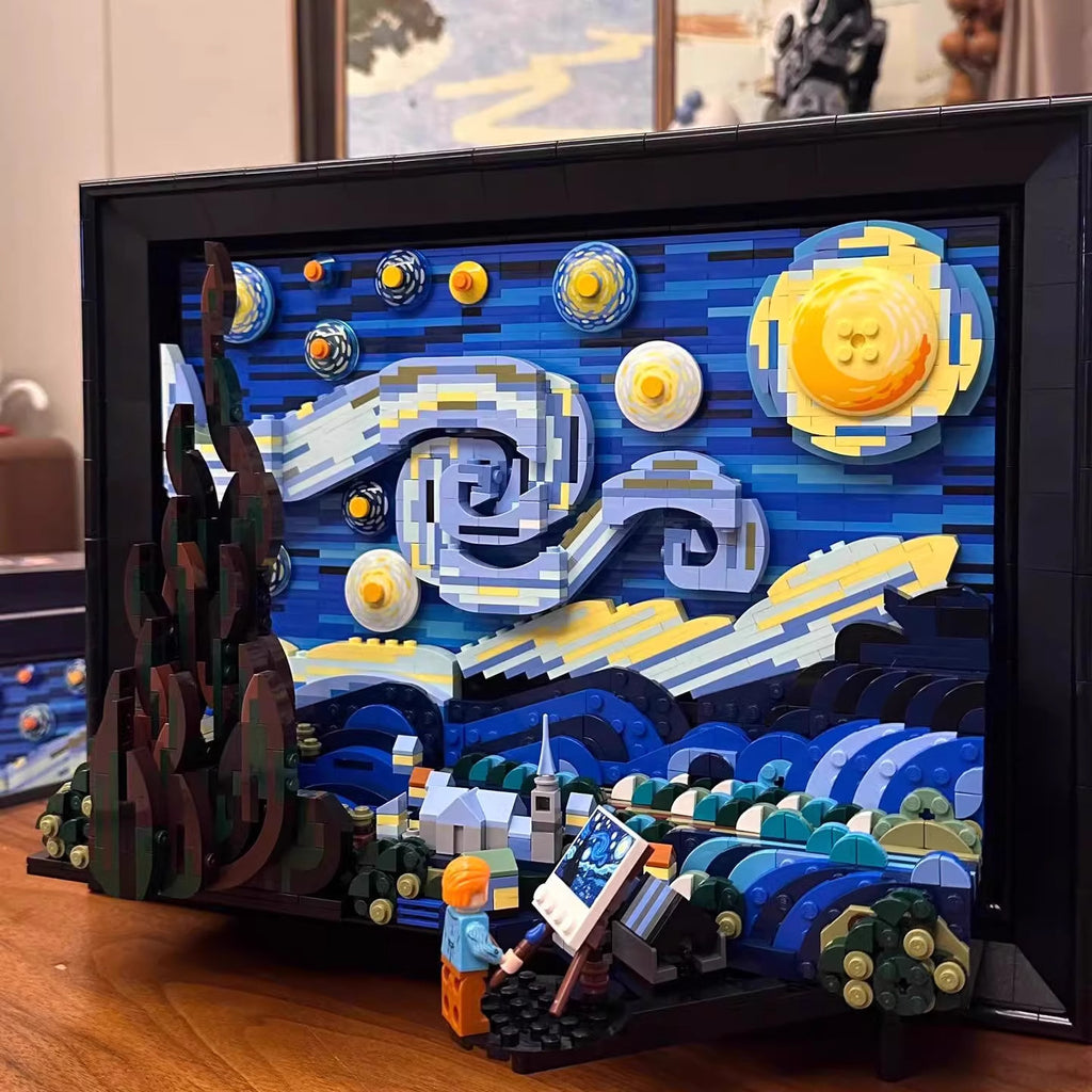 Van Gogh Starry Night Building Blocks