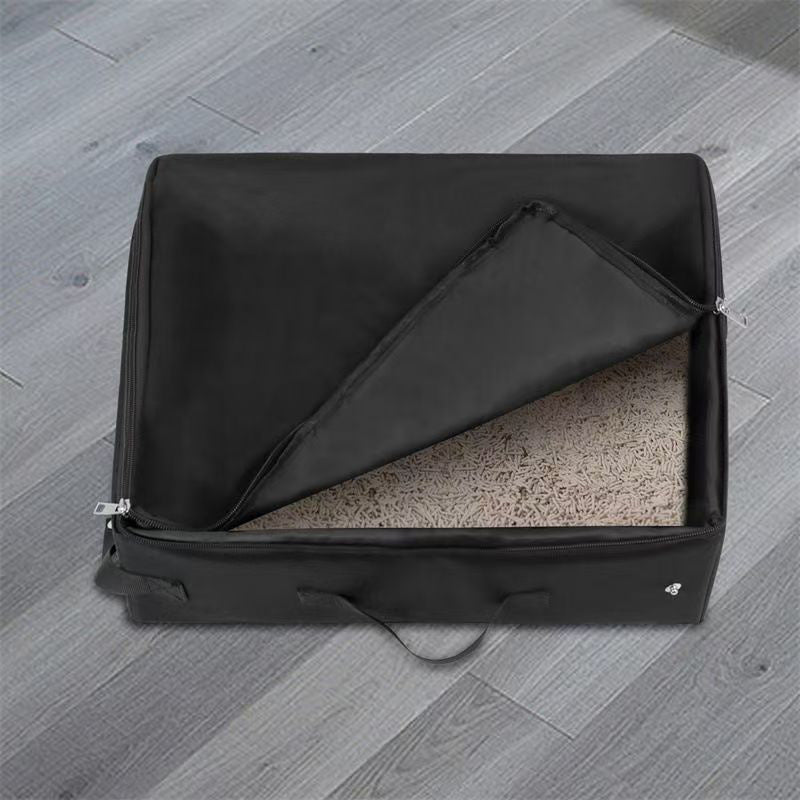 Portable Foldable Cat Litter Box Travel Bag