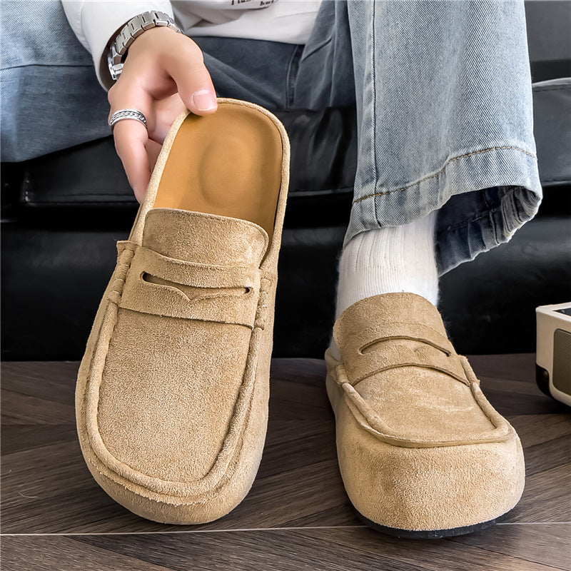 Retro Closed-Toe Slip-On Elevator Shoes
