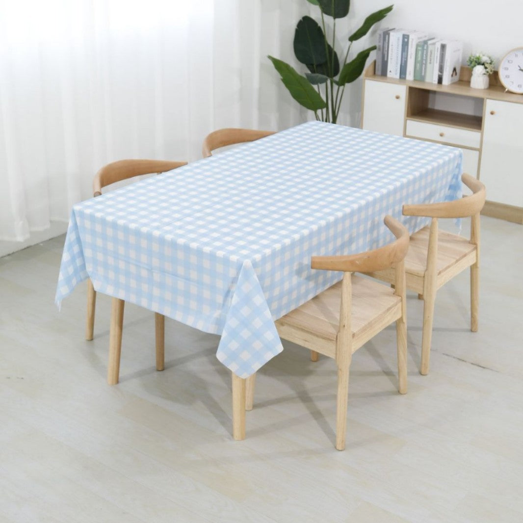 Disposable Plaid Tablecloth Waterproof Picnic Party Decoration