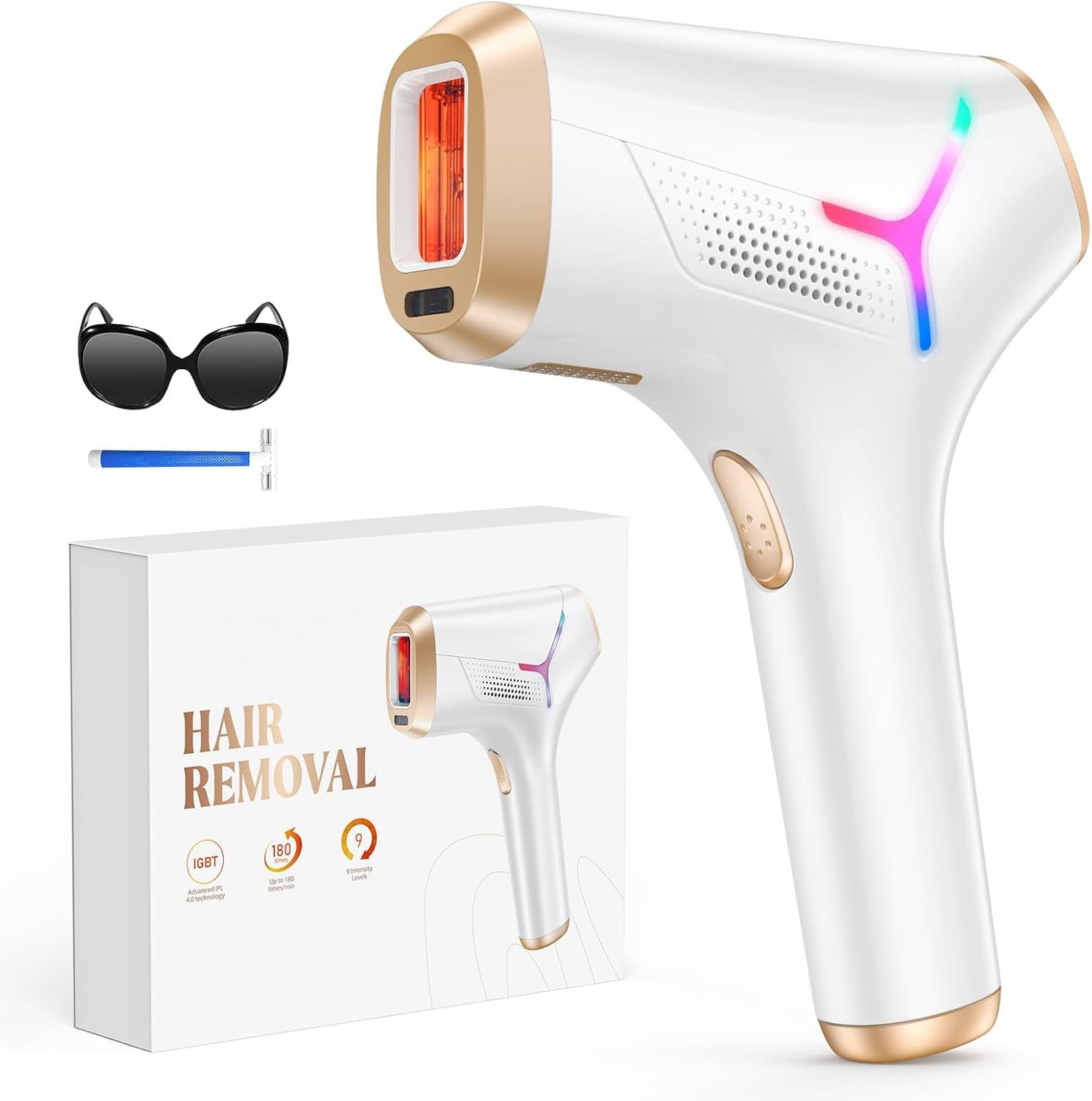 Home laser hair removal device