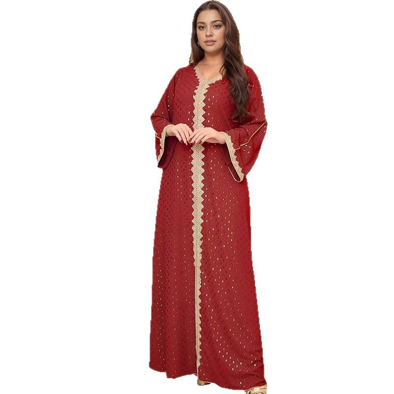 Long robe Muslim dress