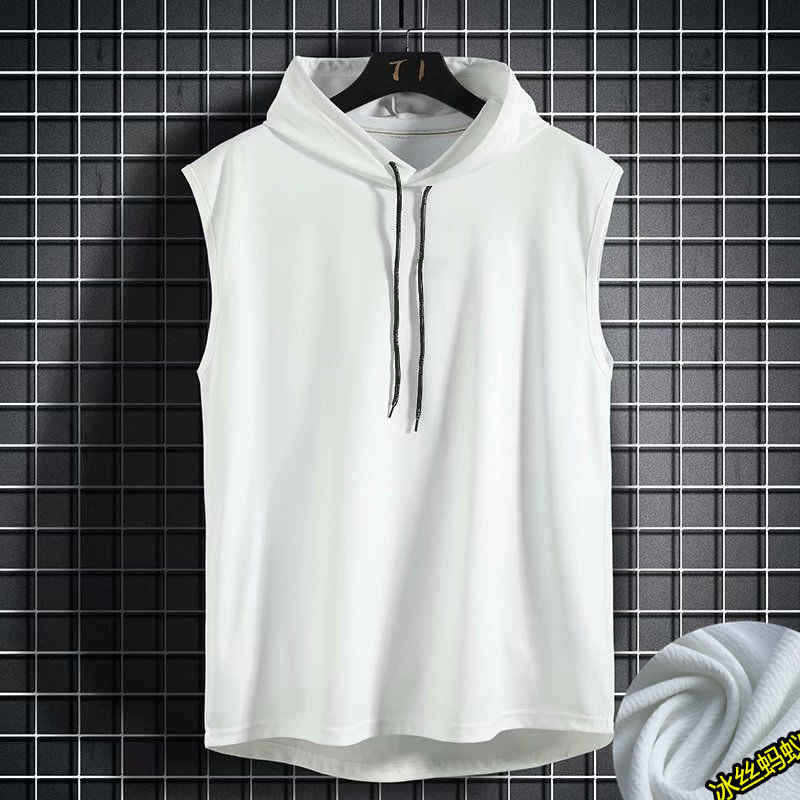 Men's Casual Hooded Sleeveless Vest
