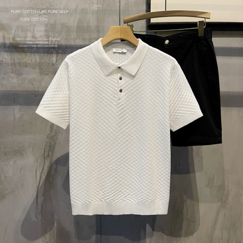 Light Luxury Plaid Polo Shirt