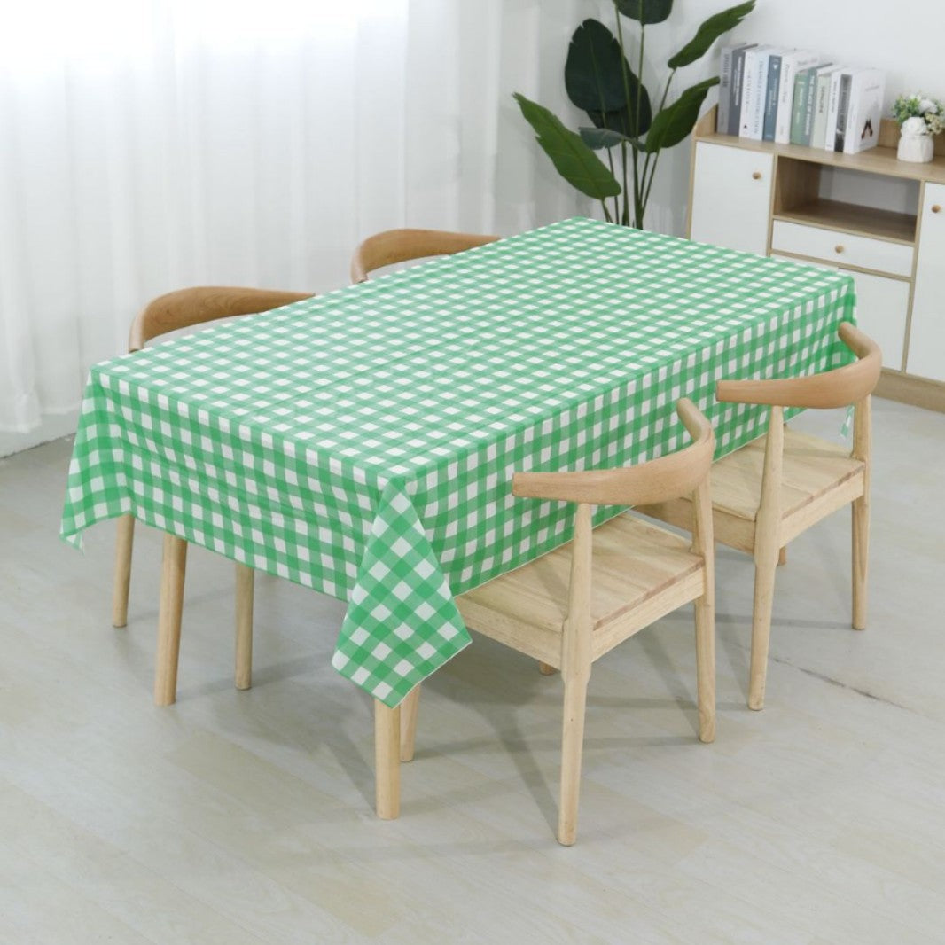 Disposable Plaid Tablecloth Waterproof Picnic Party Decoration