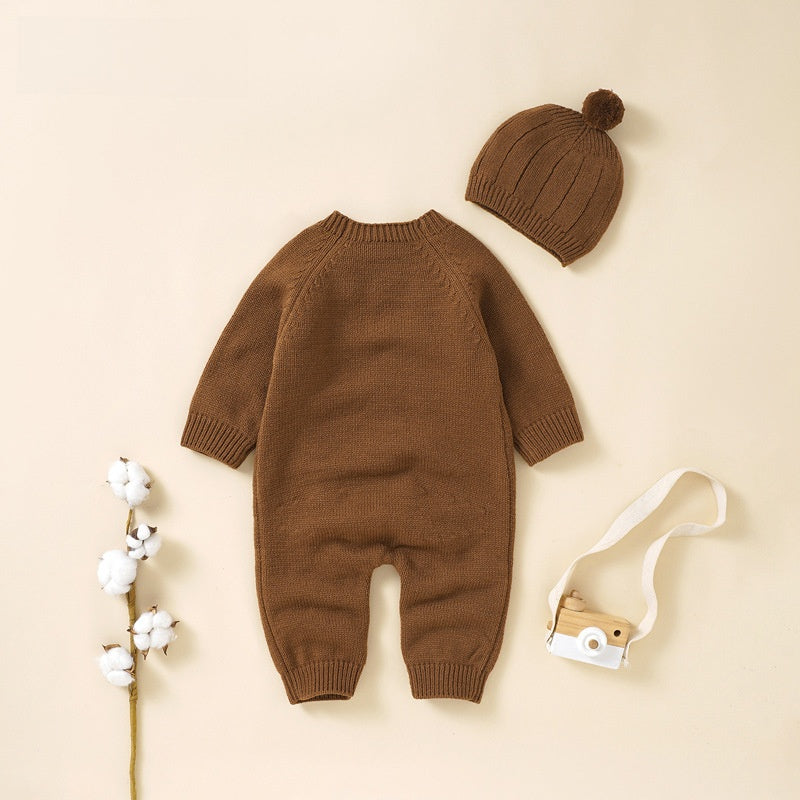 Baby Long Sleeve Knitted Romper