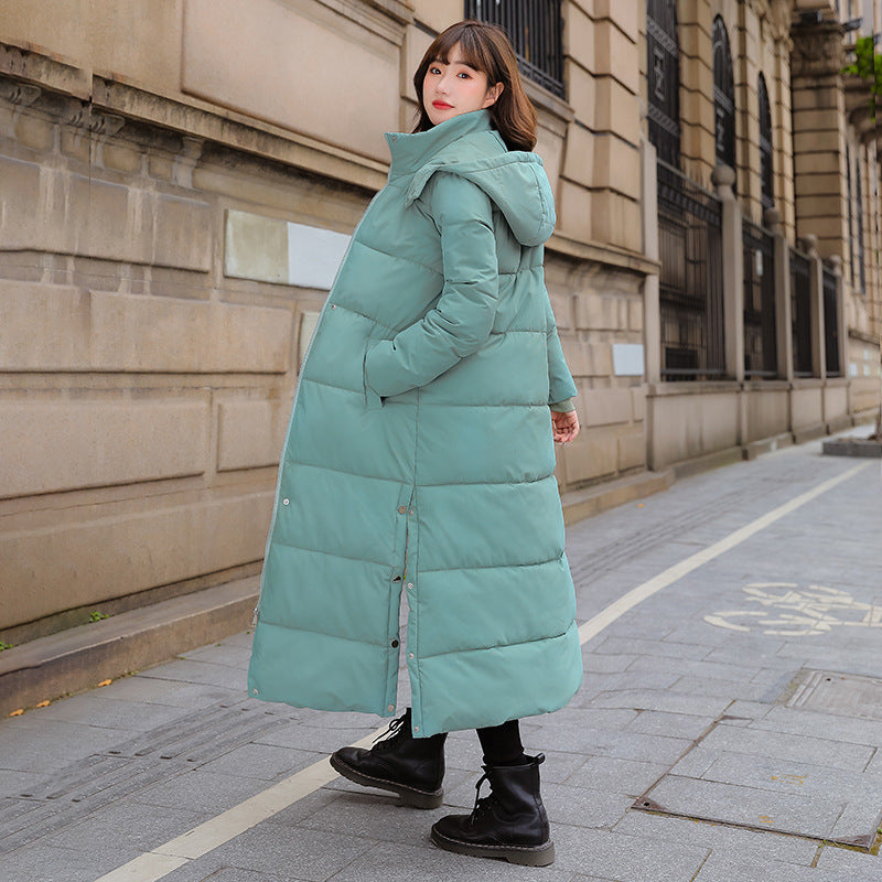 Women's Long Hooded Cotton-Padded Winter Coat