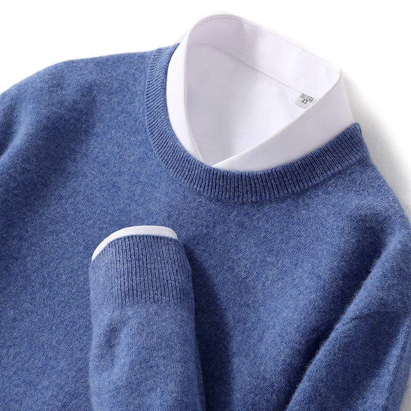 Round-Neck Cashmere Sweater