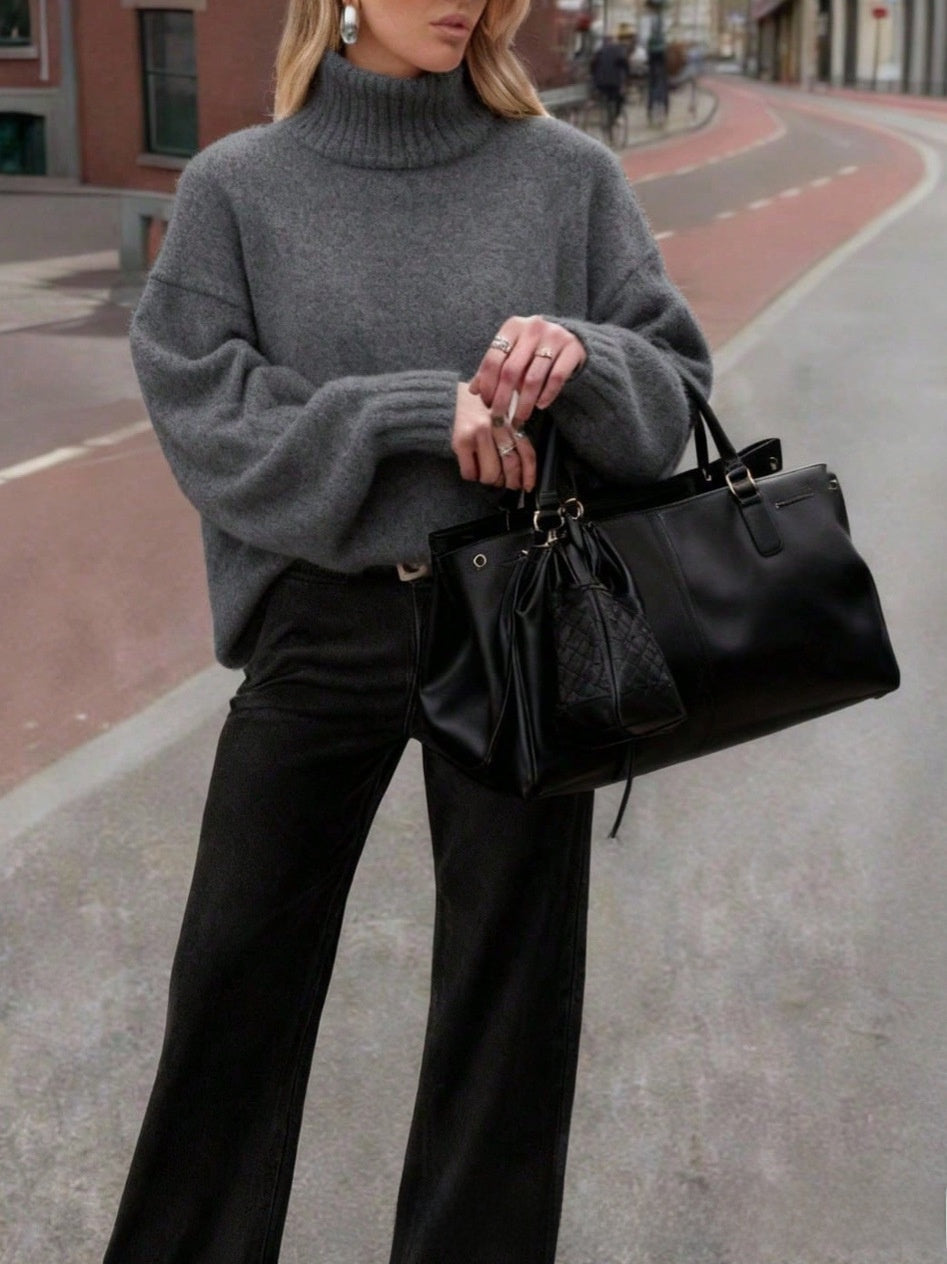 Women's Acrylic Knitted Sweater