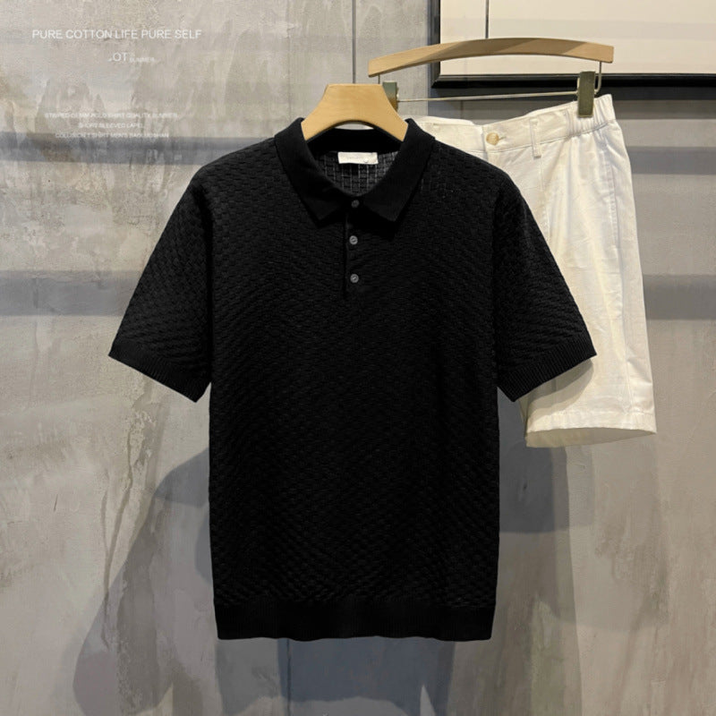 Light Luxury Plaid Polo Shirt