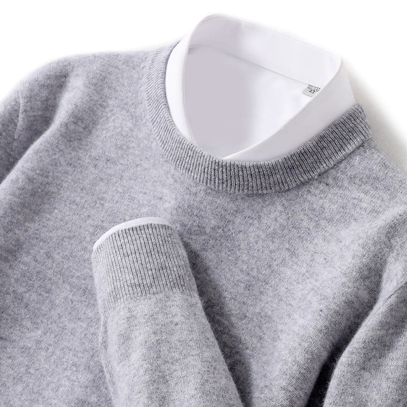 Round-Neck Cashmere Sweater