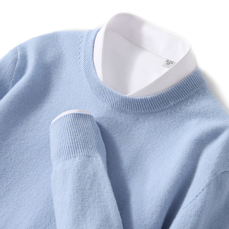 Round-Neck Cashmere Sweater