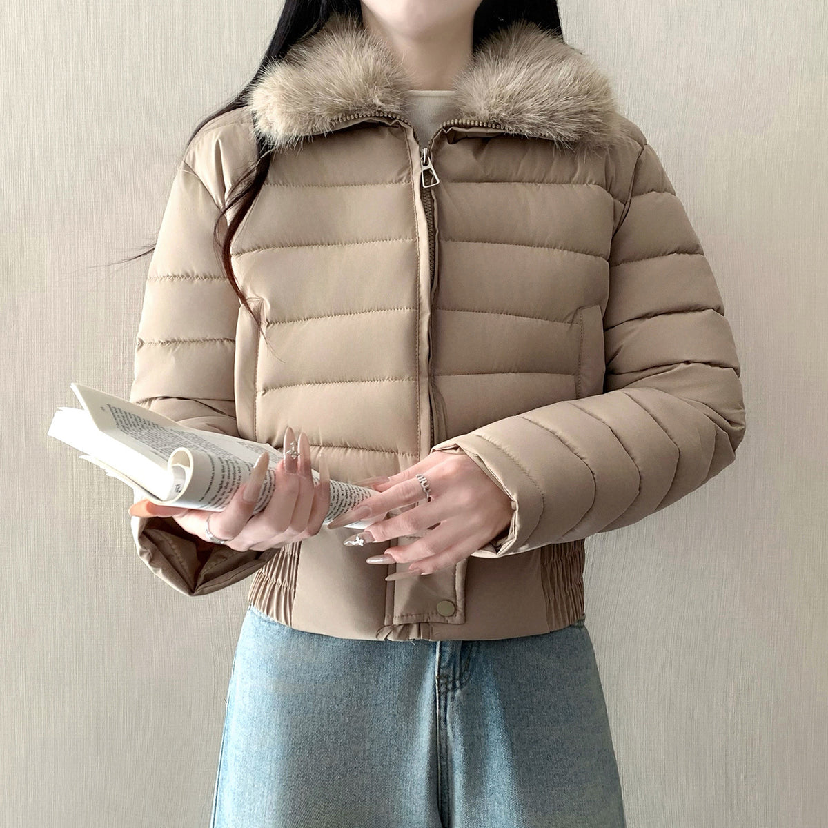 Women's High Waist Short Jacket
