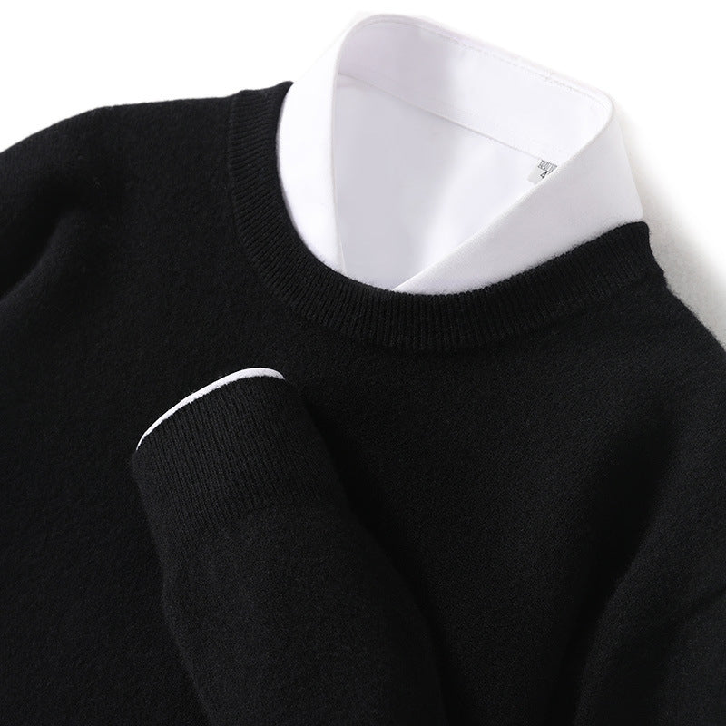 Round-Neck Cashmere Sweater