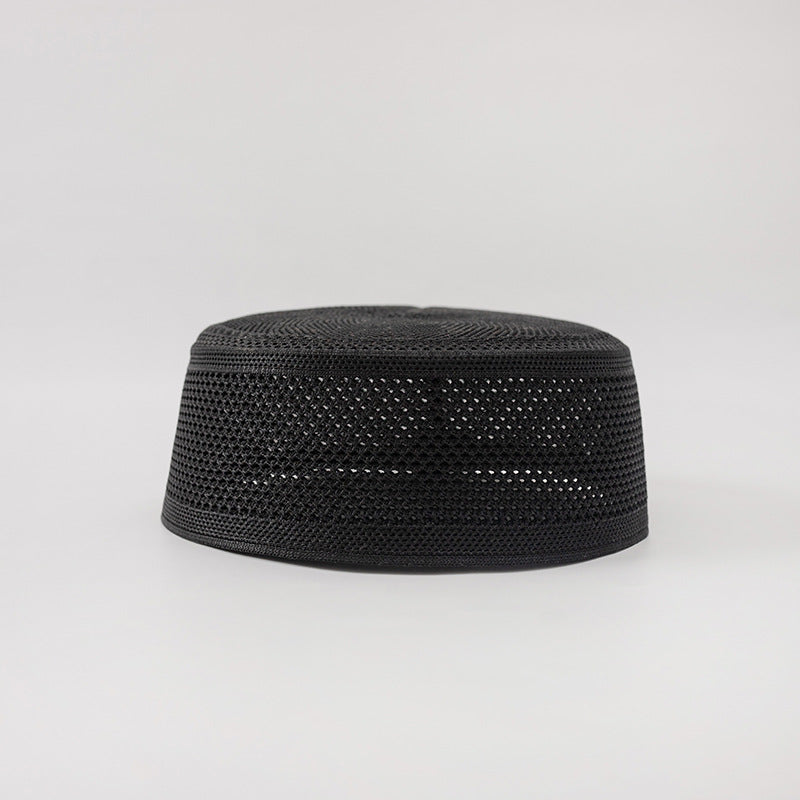 Muslim Prayer Hat Cotton Flat Top Cap