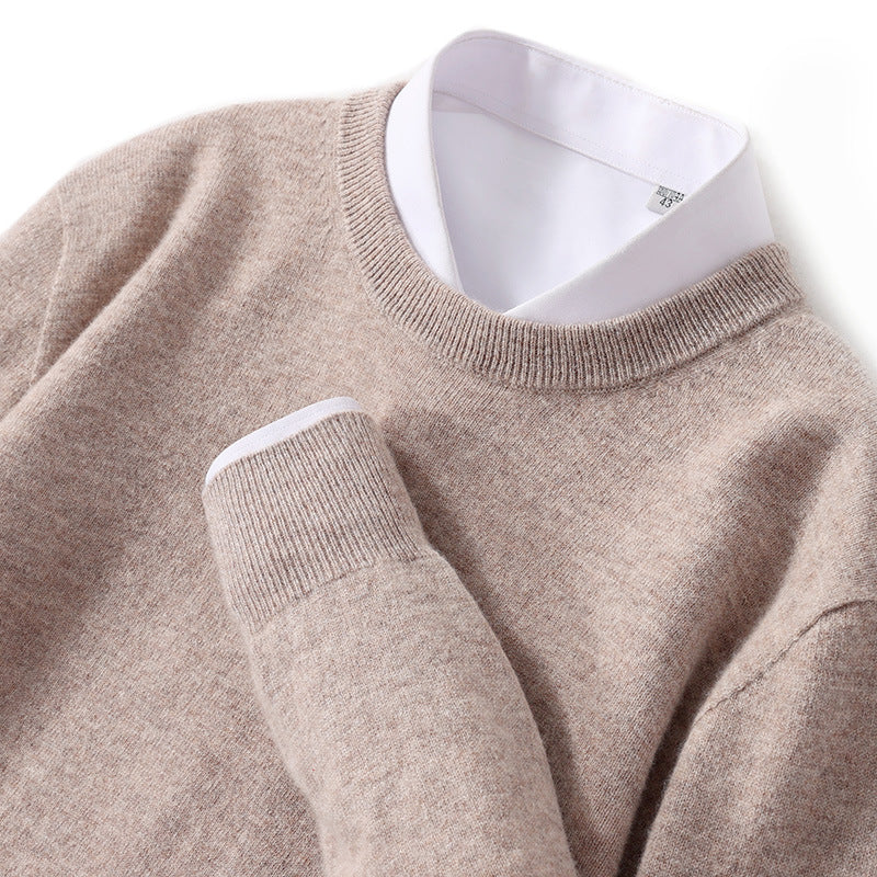 Round-Neck Cashmere Sweater