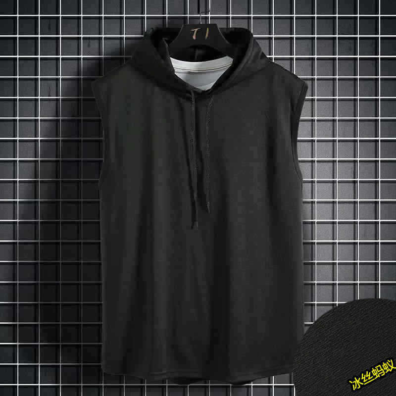Men's Casual Hooded Sleeveless Vest