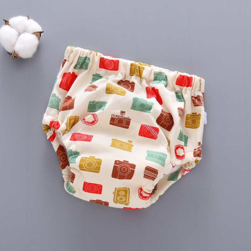 Childrens Training Pants Breathable Cotton Waterproof