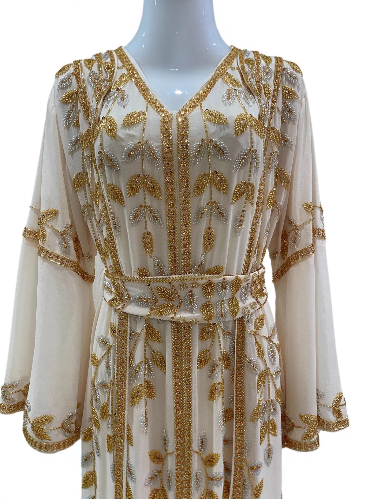 Muslim robe beaded dress