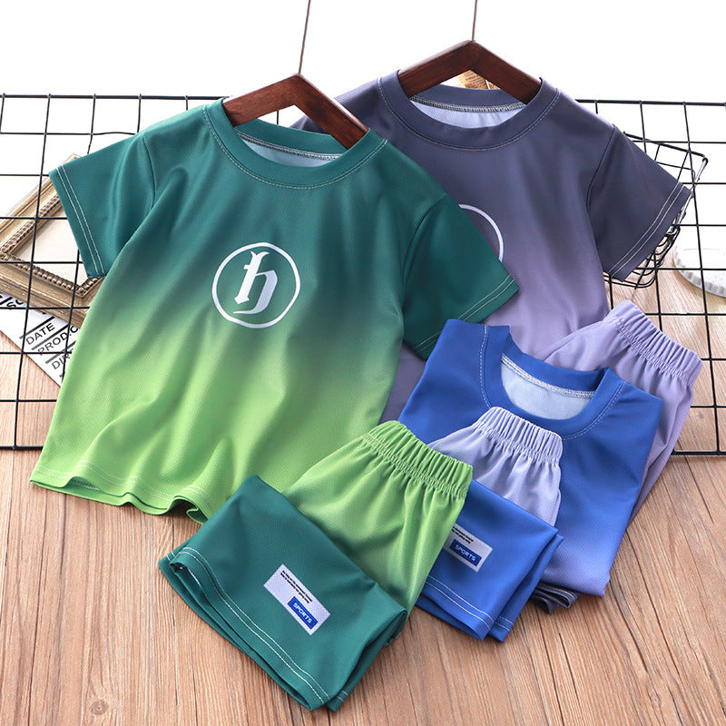 Children's summer short-sleeved suit