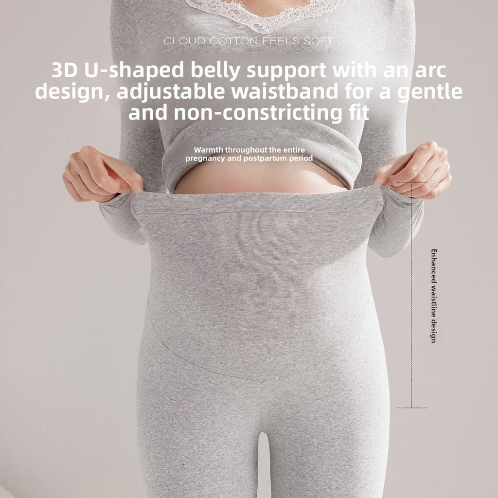 Maternity High-Waisted Cotton Leggings