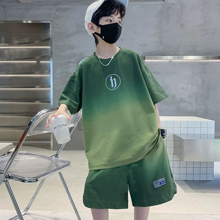 Children's summer short-sleeved suit