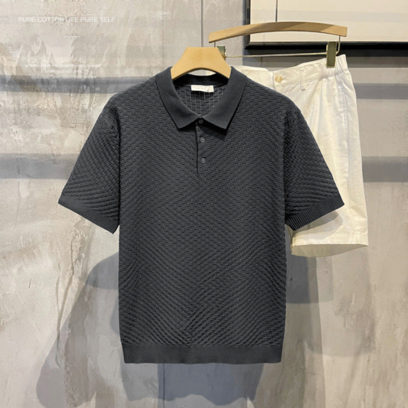 Light Luxury Plaid Polo Shirt