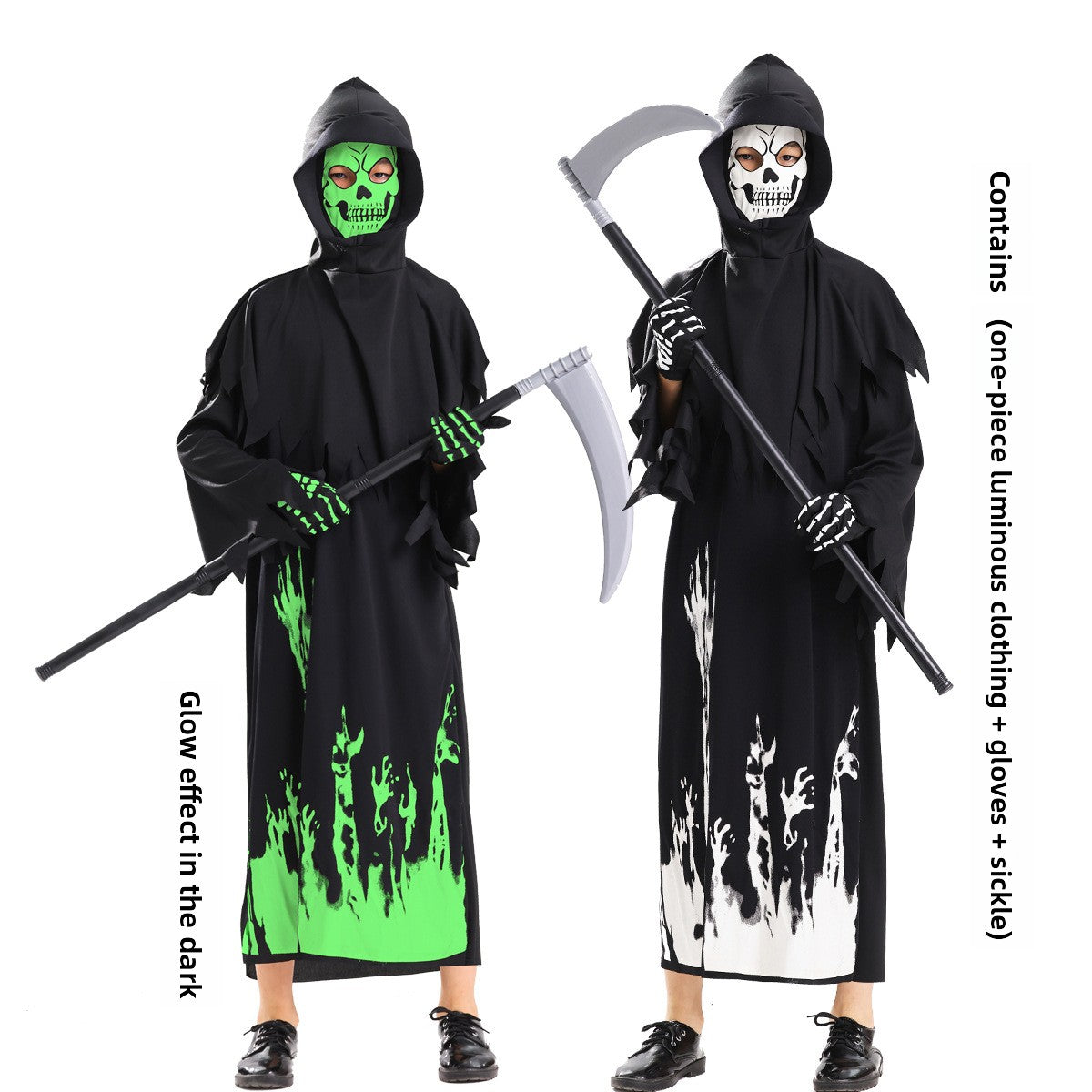 Glow-in-the-Dark Halloween Cosplay Costume