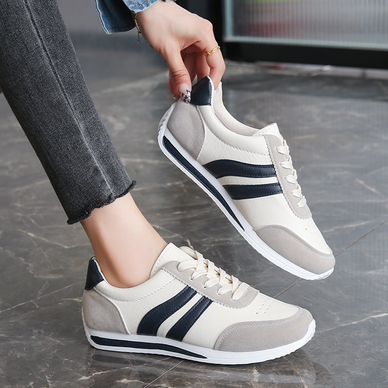 Women's Soft Leather Running Shoes