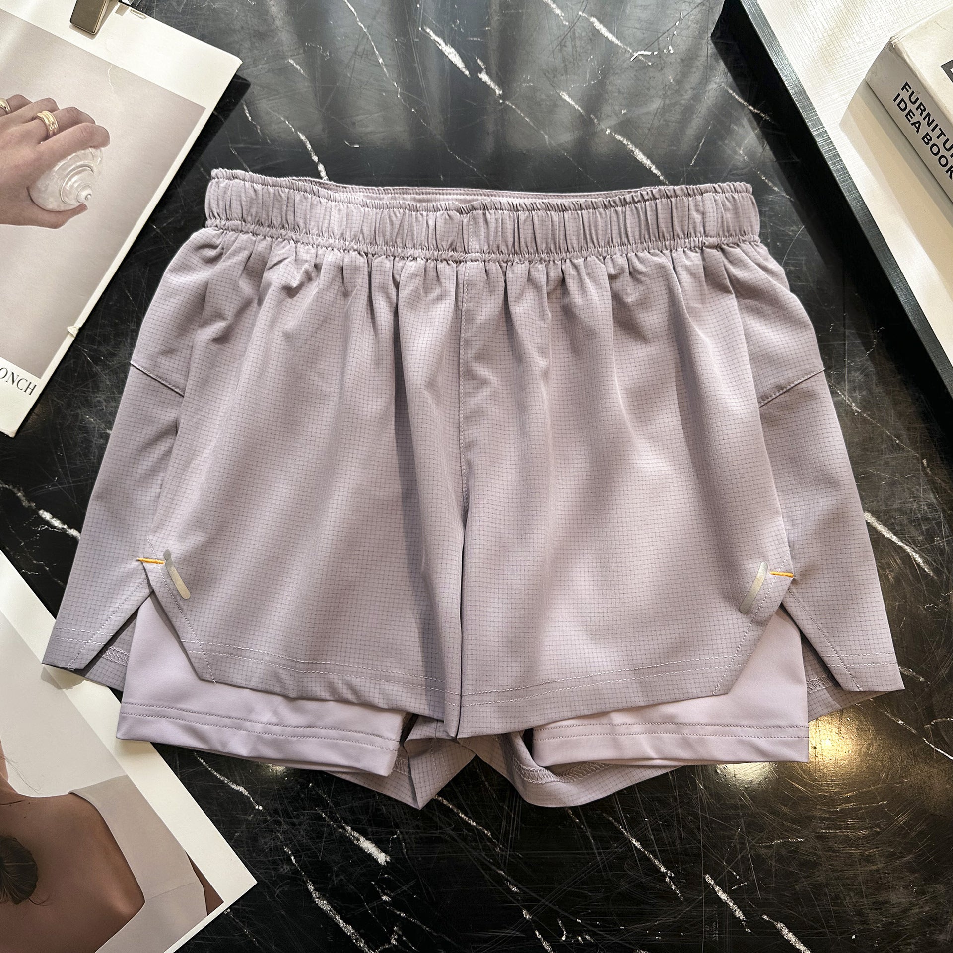Womens Quick Dry Yoga Running Shorts
