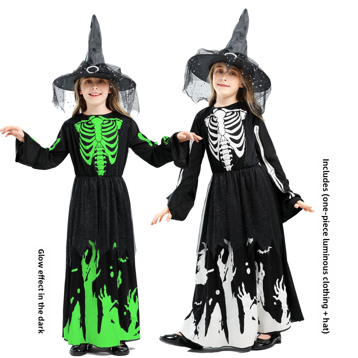 Glow-in-the-Dark Halloween Cosplay Costume