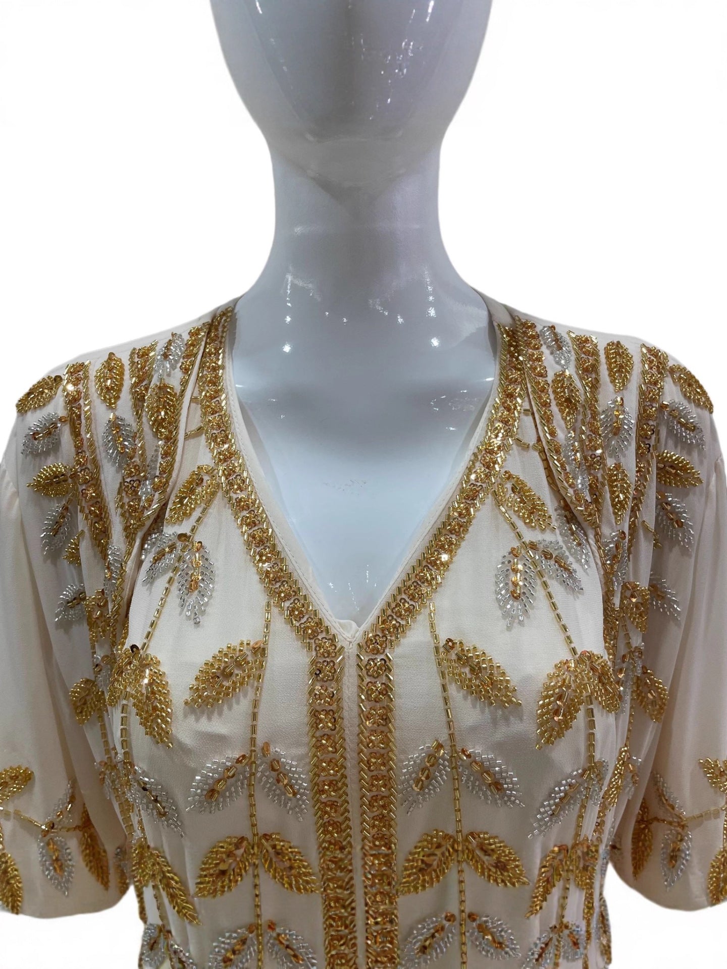 Muslim robe beaded dress