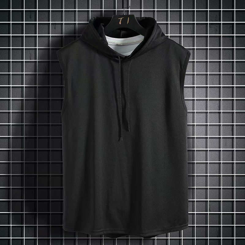 Men's Casual Hooded Sleeveless Vest