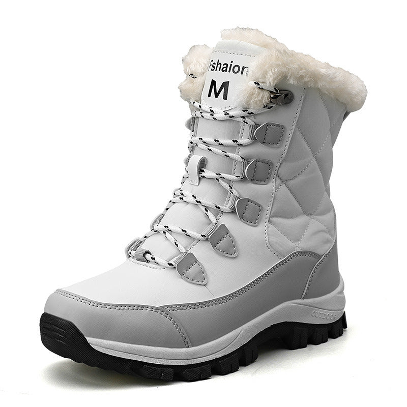 Women Winter Boots High Top Warm Cotton Shoes