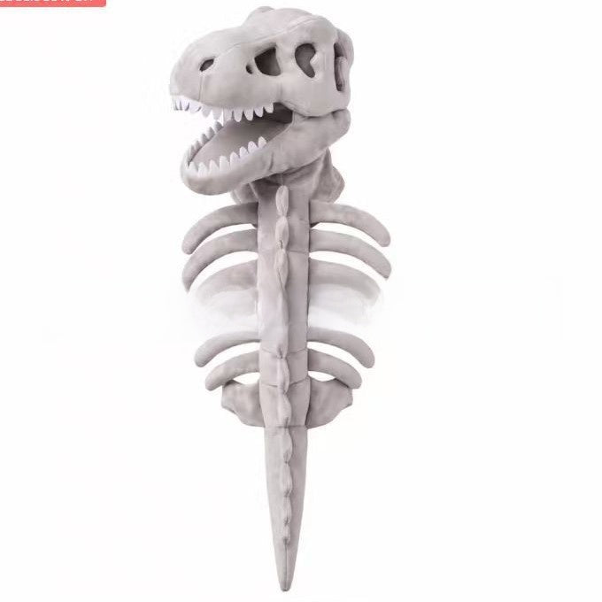 Dinosaur Skeleton Pet Costume with Glow Option