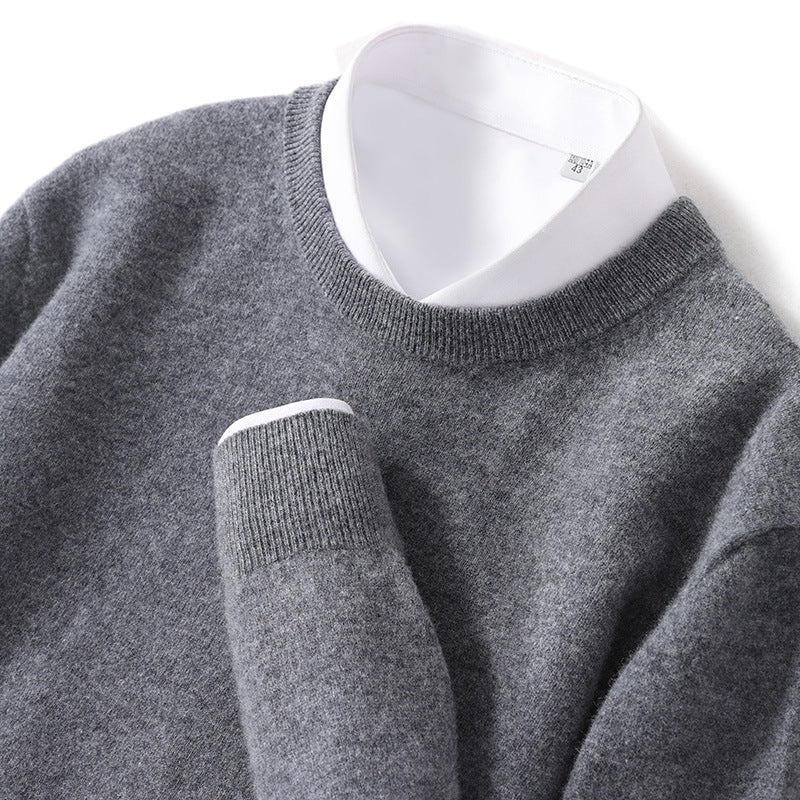 Round-Neck Cashmere Sweater