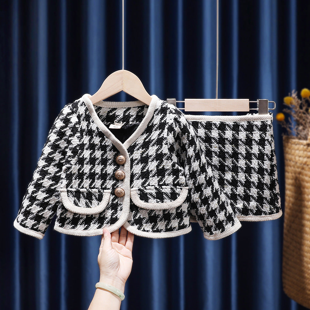 Girls Chanel Style Two Piece Set