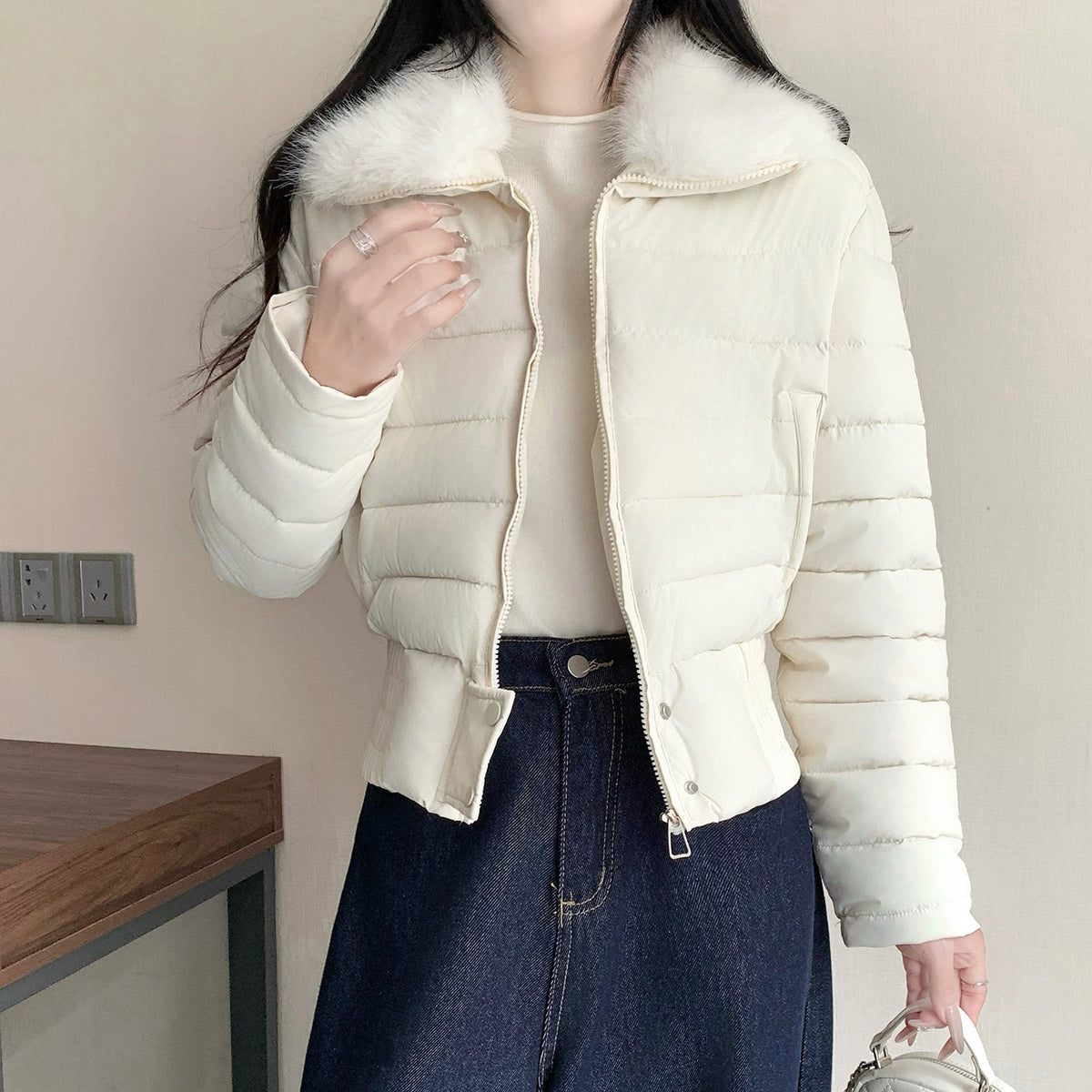 Women's High Waist Short Jacket