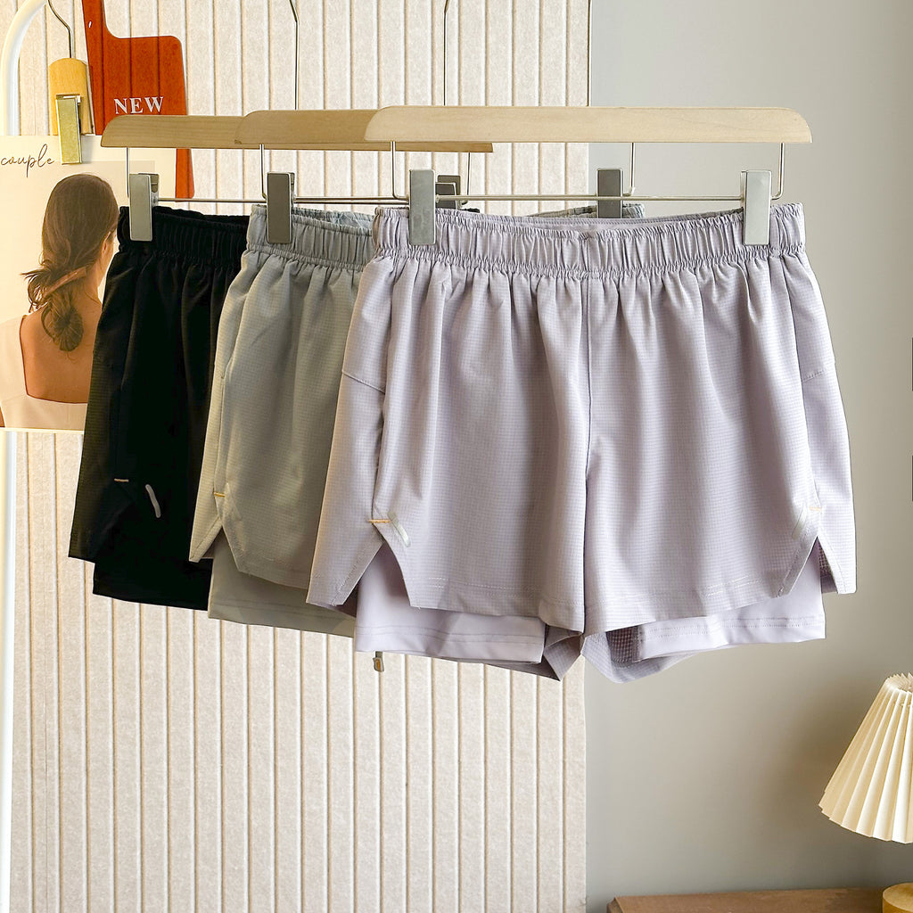 Womens Quick Dry Yoga Running Shorts