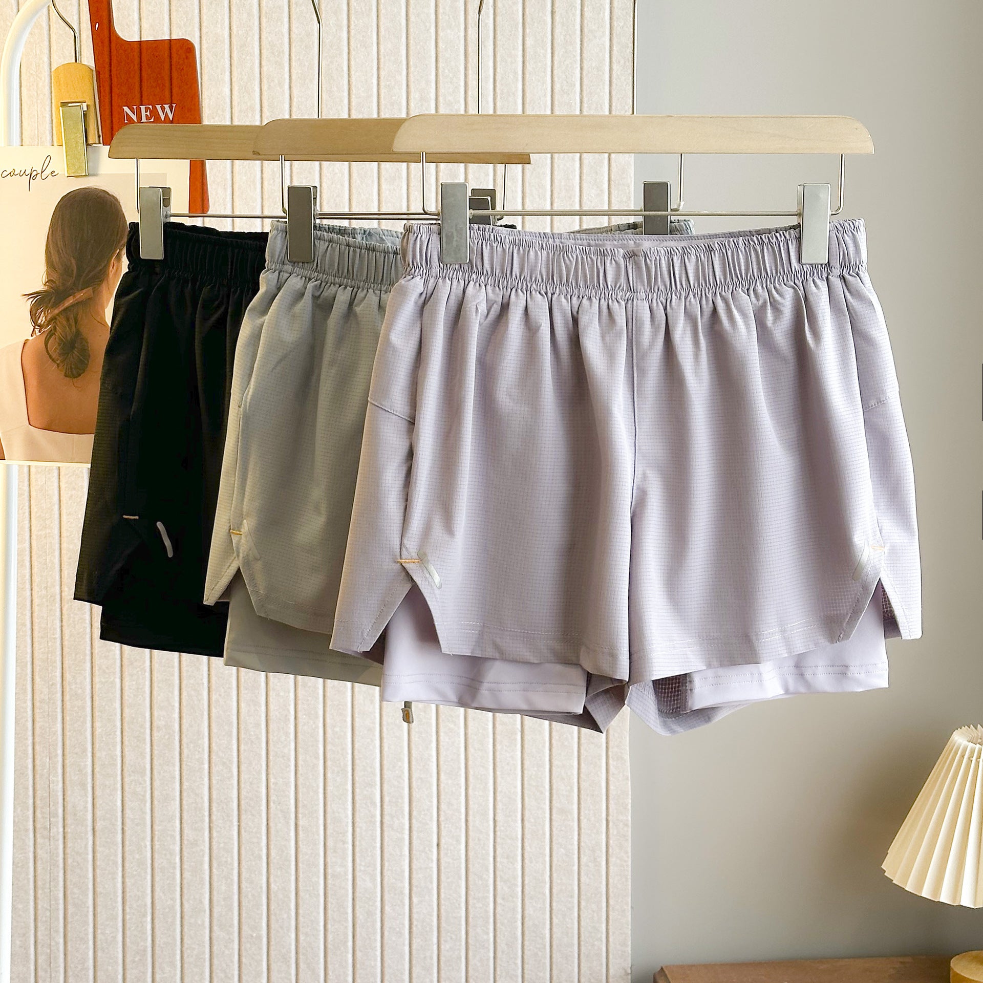 Womens Quick Dry Yoga Running Shorts