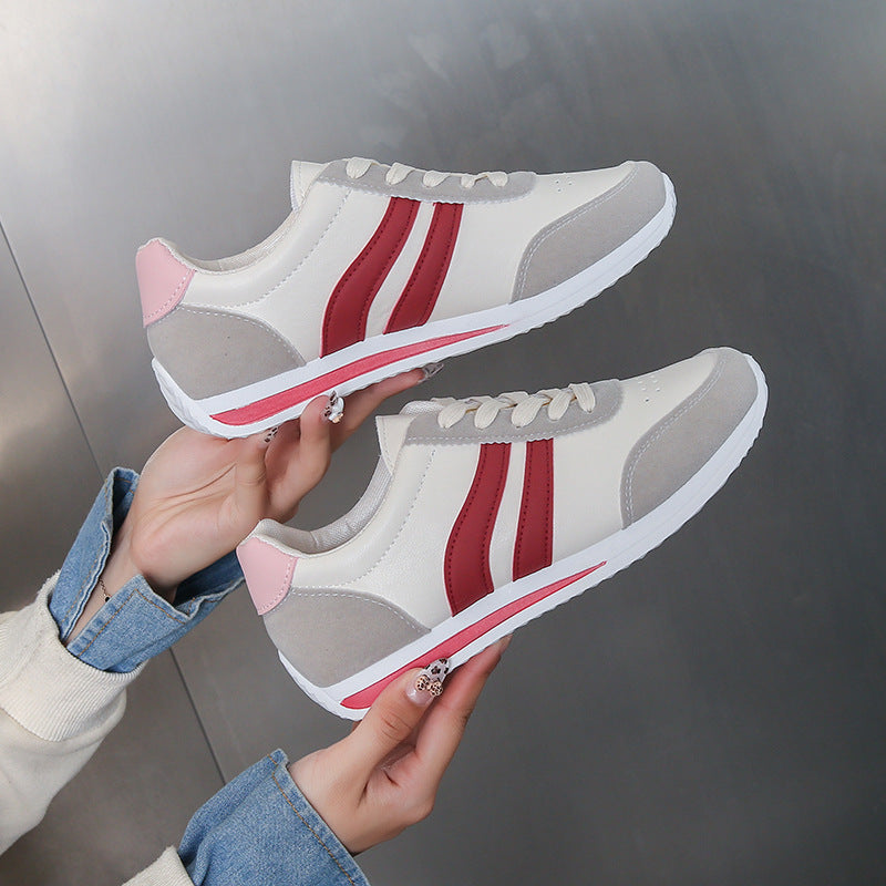 Women's Soft Leather Running Shoes