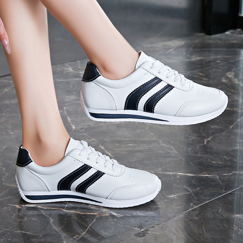 Women's Soft Leather Running Shoes