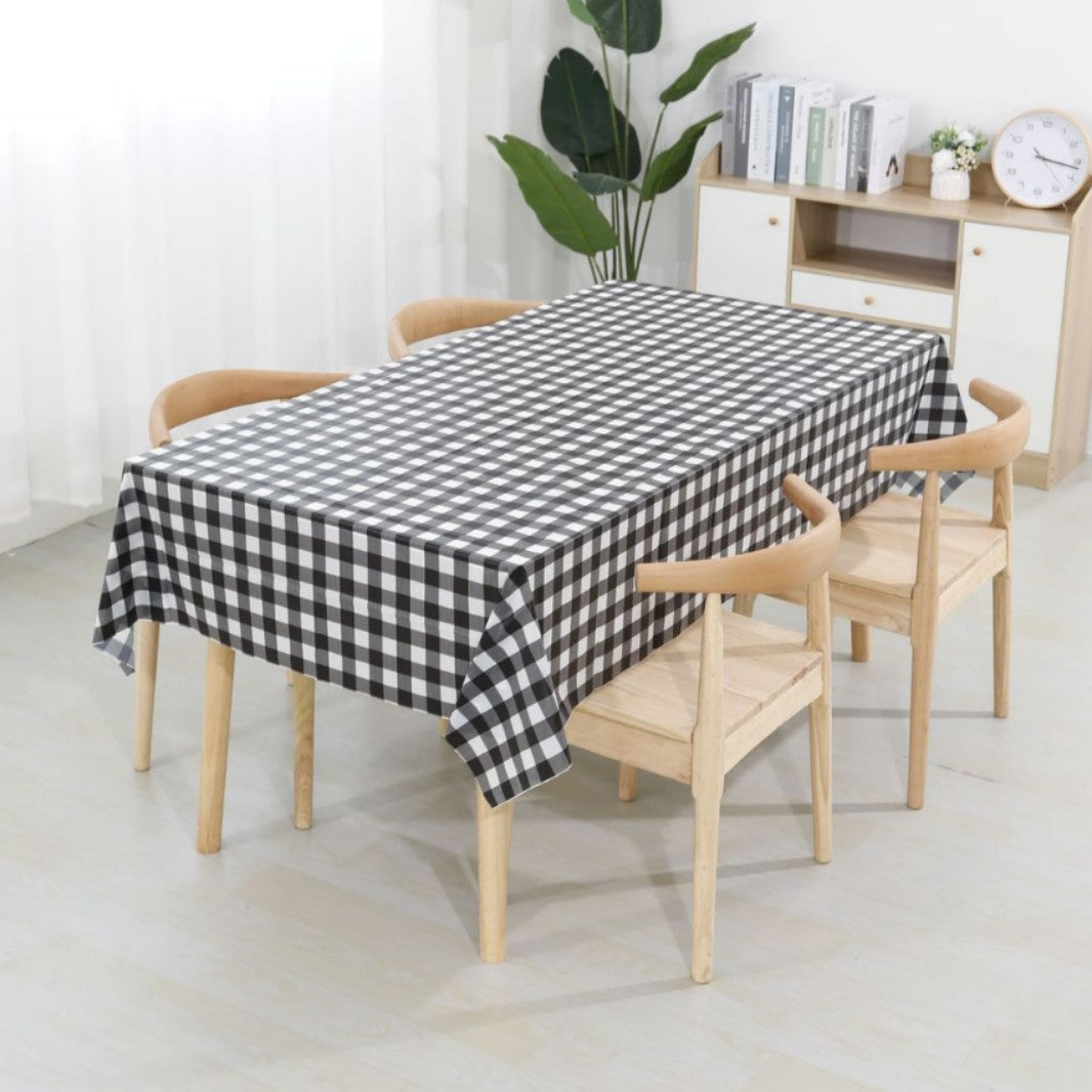 Disposable Plaid Tablecloth Waterproof Picnic Party Decoration